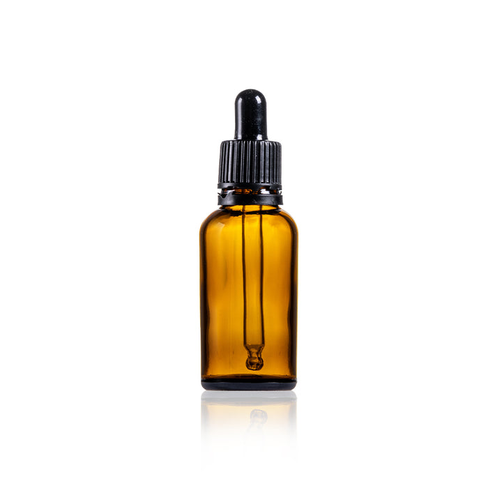 Amber Dropper Bottle 50ml with Lid
