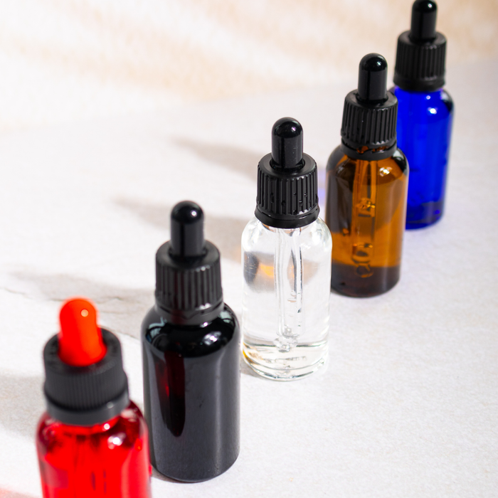 Black Dropper Bottle 50ml with Lid
