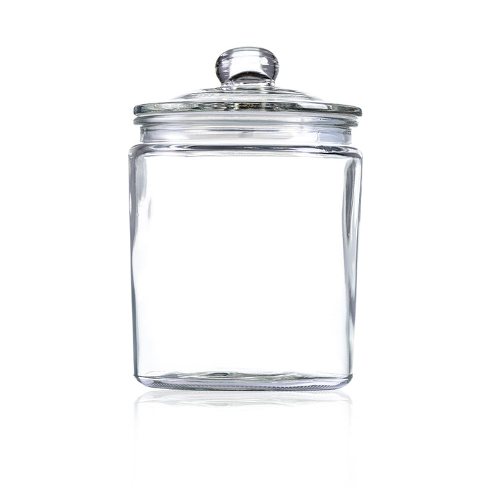 DELI ROUND COOKIE JAR SML 12X10CM (1L)