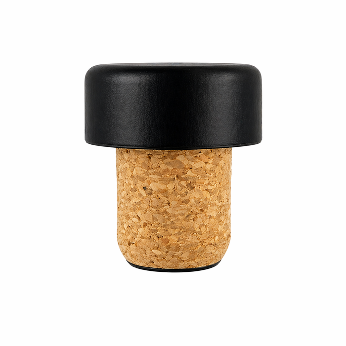 30X12mm Barstopper Wooden Lid Black