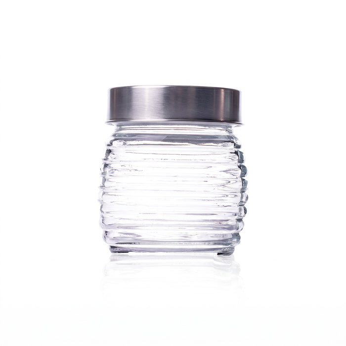 Beehive Jar 210ml with Silver Lid