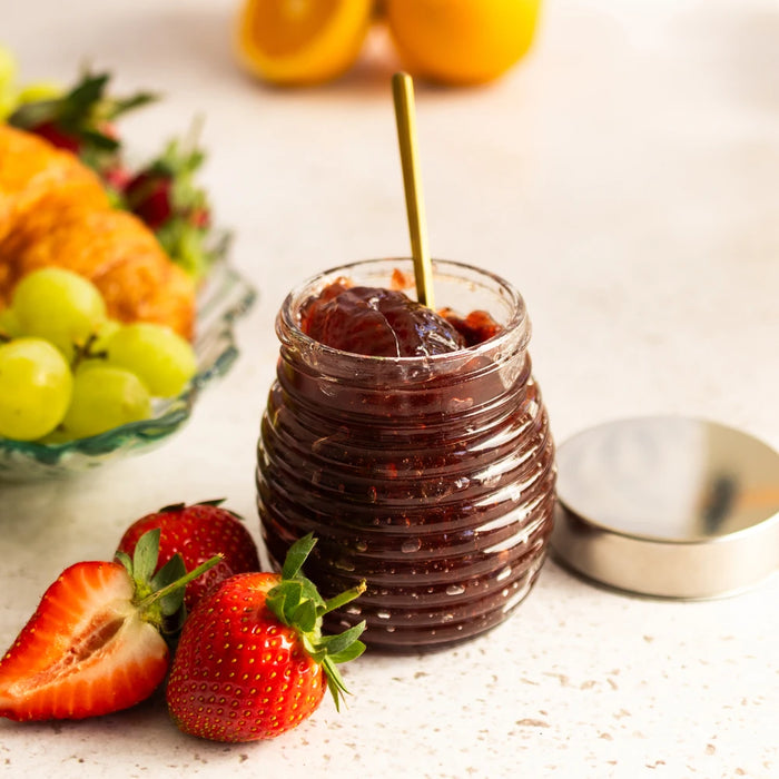 Beehive Jar 310ml with Silver Lid