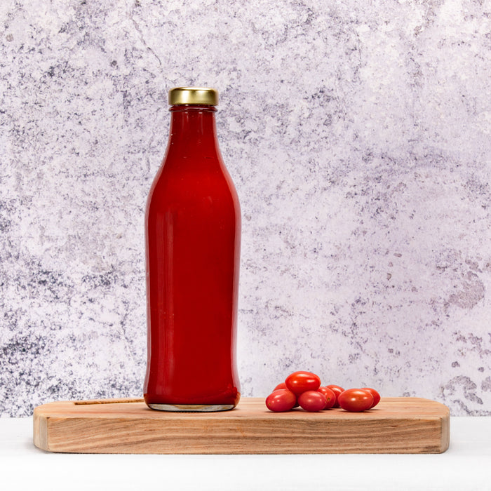 Consol Glass Tomato Sauce Bottle 750ml with Gold lid