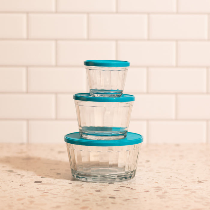 Americano Small Bowl 150ml with Turquoise Lid