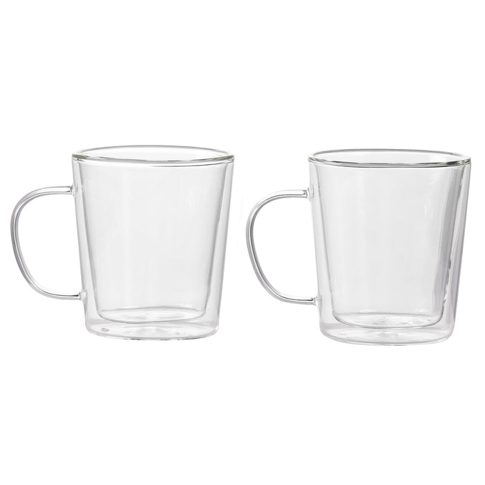 Consol Roma Double Wall Mug 320ml 2 Pack