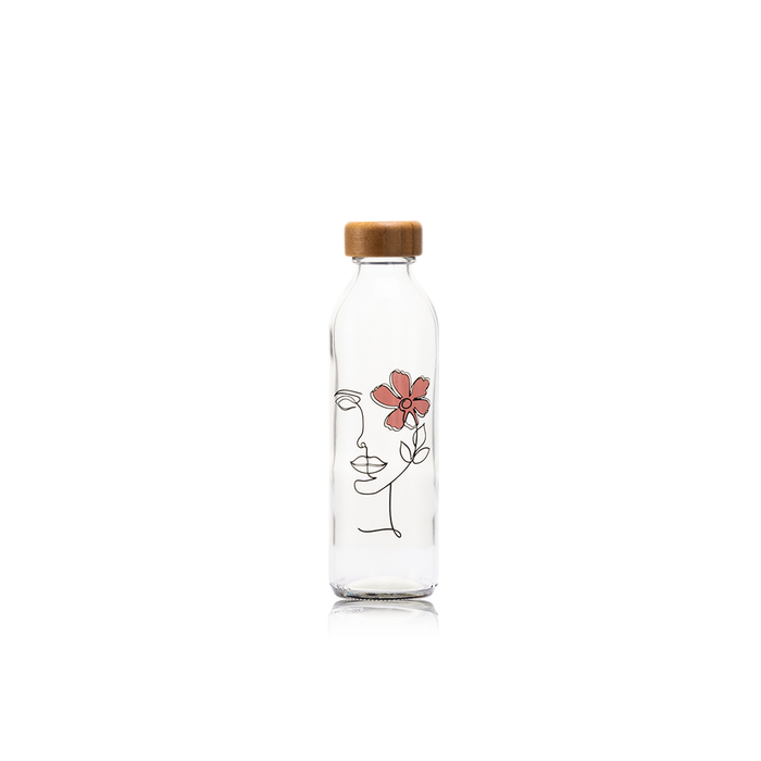 Consol Glass She 500ml With Bamboo Lid