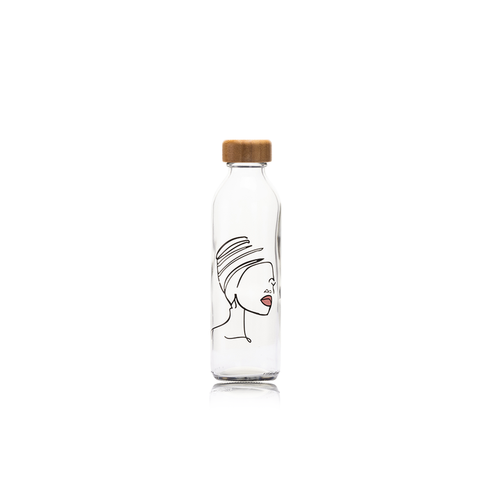 Consol Glass She 500ml With Bamboo Lid