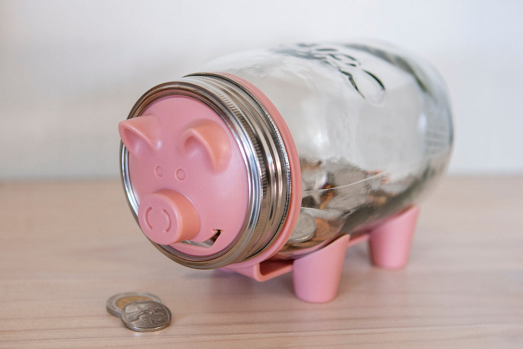 Consol Glass Piggy Bank 1000ml (1L)