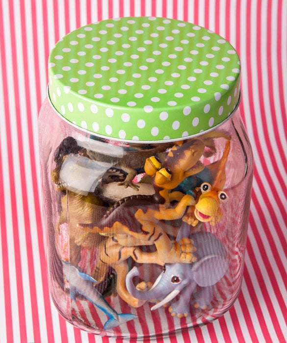 Consol Glass Cookie Jar 2000ml (2L) Dotted lid