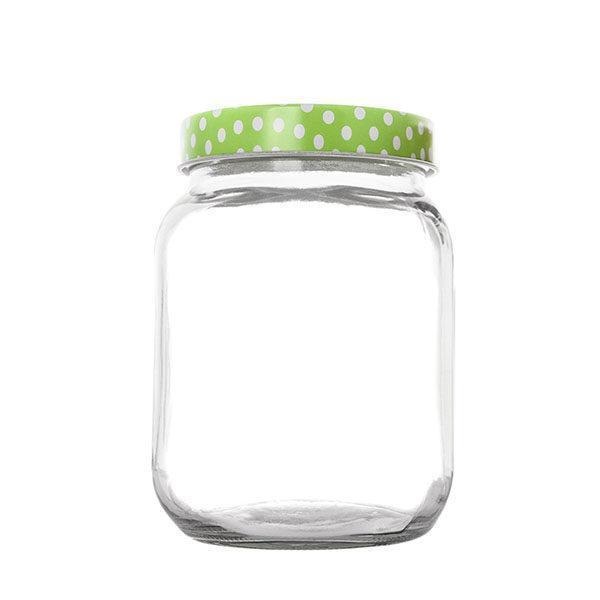 Consol Glass Cookie Jar 2000ml (2L) Dotted lid