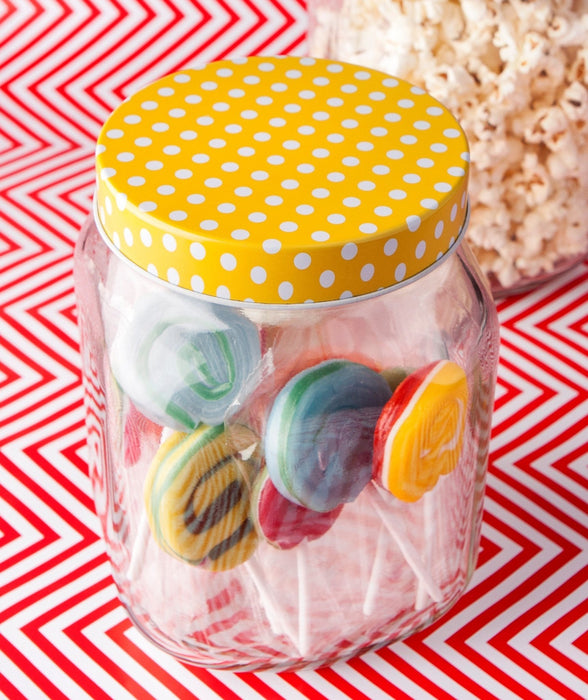 Consol Glass Cookie Jar 2000ml (2L) Dotted lid