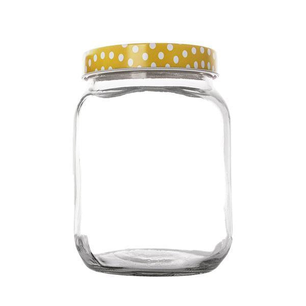 Consol Glass Cookie Jar 2000ml (2L) Dotted lid
