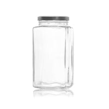 Load image into Gallery viewer, Evolution Glass Jar 3100ml (3.1L) with Silver lid
