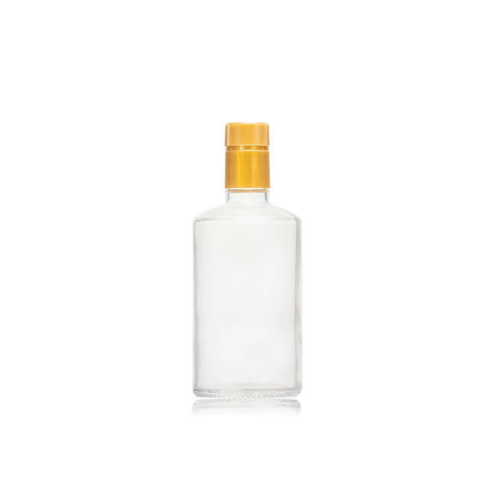 Oliena Glass Bottle 500ml with Plastic Gold Lid