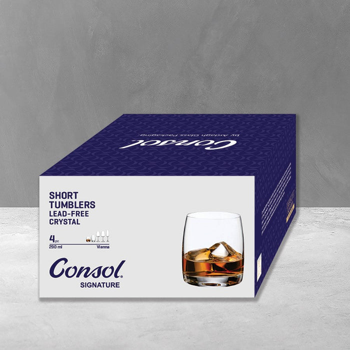 Consol Signature Vienna Tumbler 290ml (4 Pack)