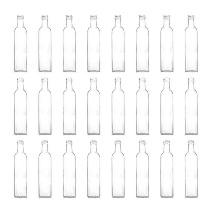 Consol Glass Olive Oil Bottle 500ml Flint without lid (24 Carton Pack).