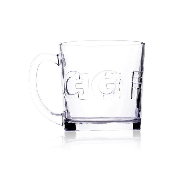 Embossed Hot Beverage 380ml with Mugs 4PC