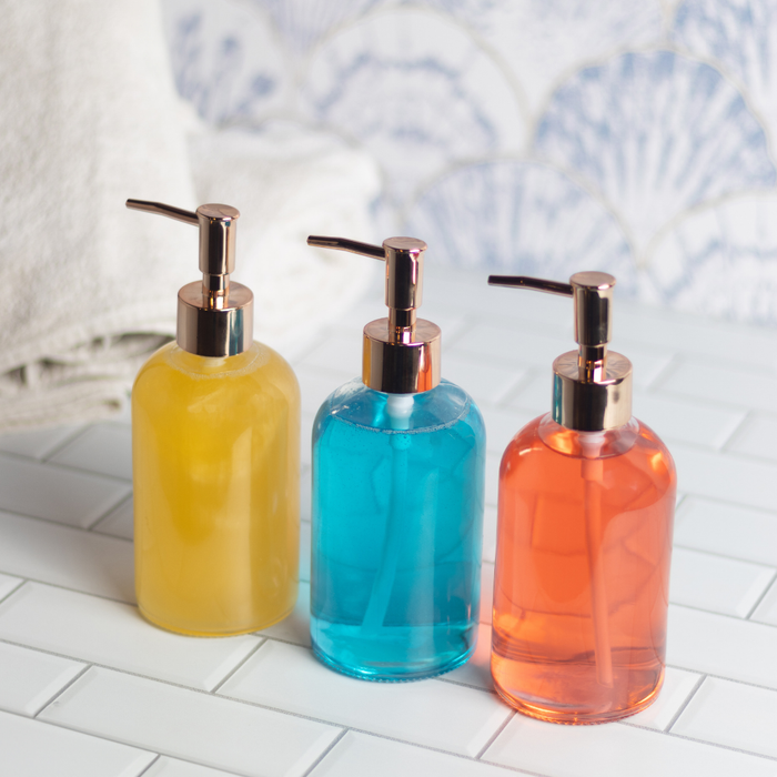 Rose Gold Soap Dispenser 500ml