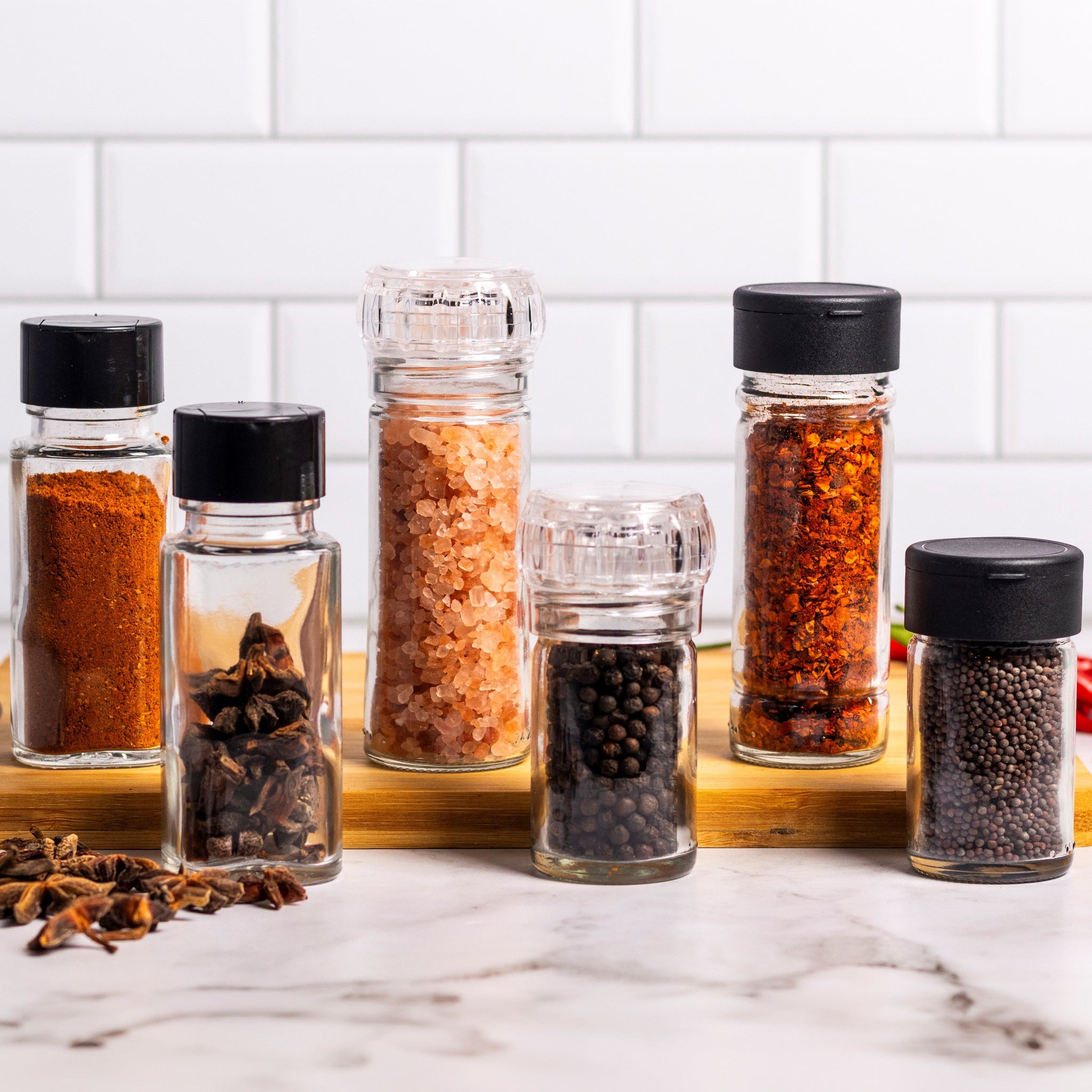 Spice Jar 50ml With Pepper Grinder – The Consol Shop Cornubia
