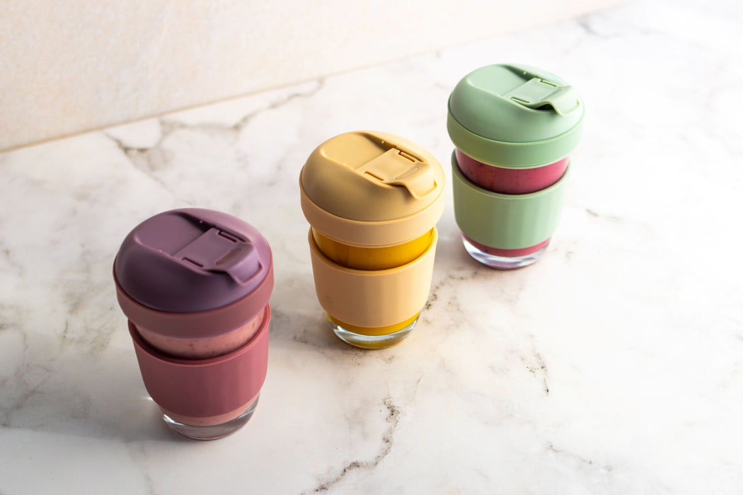 Consol Glass Lugo Travel Mug With Sand Lid 320ml
