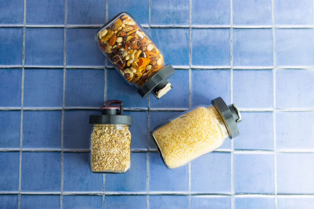 Consol Glass preserve Jar with Flip Top Lid 1L