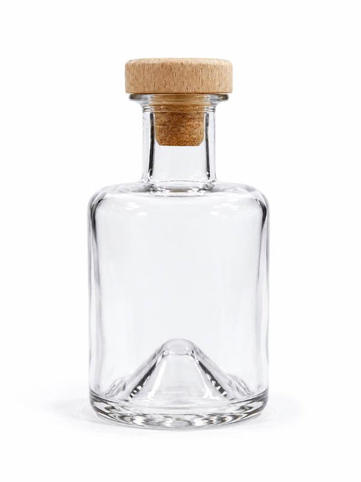 Herbalist Glass Bottle 200ml with Wooden Barstopper
