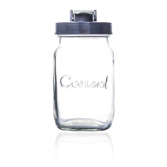 Consol Glass preserve Jar with Flip Top Lid 1L