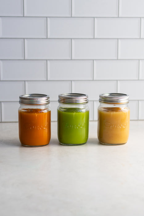 Consol Glass Preserve Jar 1000ml (1L) with Ring & Dome (12 Carton Pack)