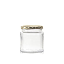 Load image into Gallery viewer, Consol Glass Jam Jar 291ml with Gold lid (24 Carton Pack)
