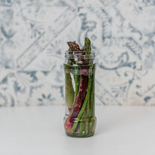 Load image into Gallery viewer, Consol Glass Asparagus Jar 375ml with Gold lid (24 Carton Pack)
