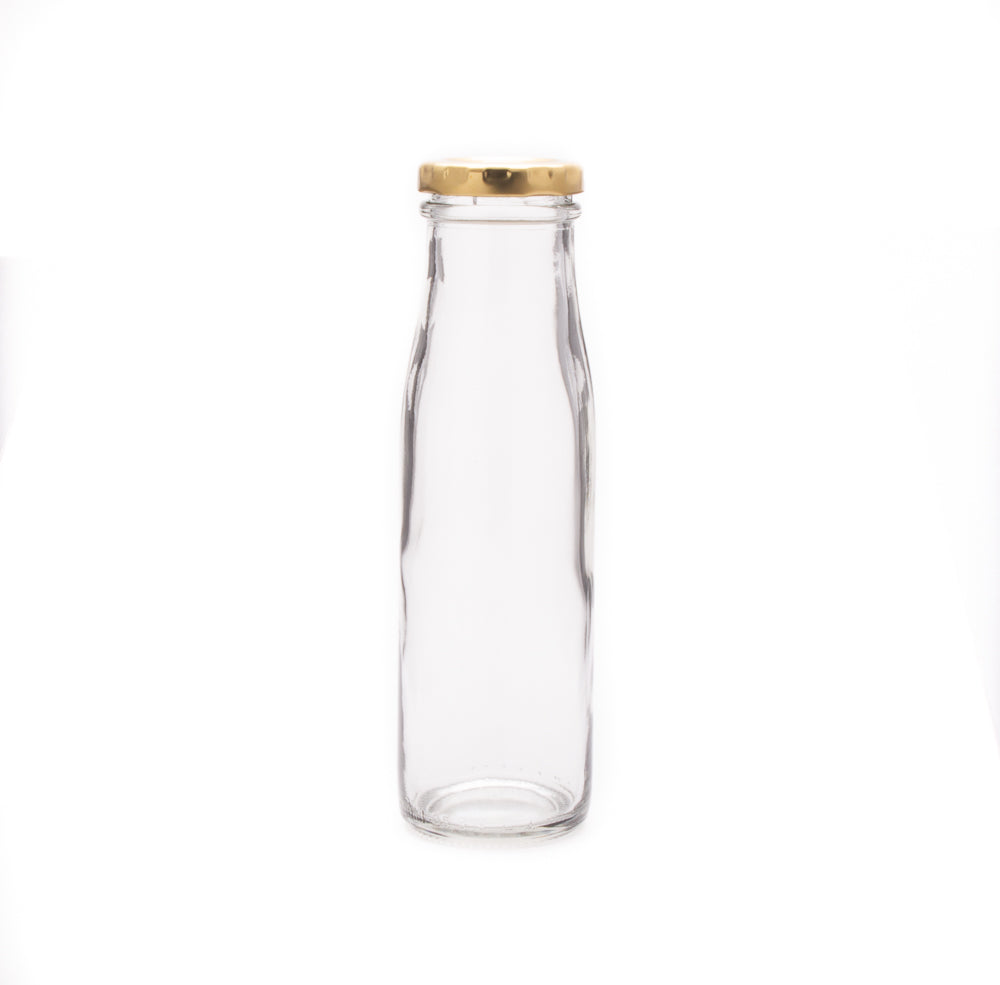 Consol Glass Chutney Bottle 250ml with Gold lid