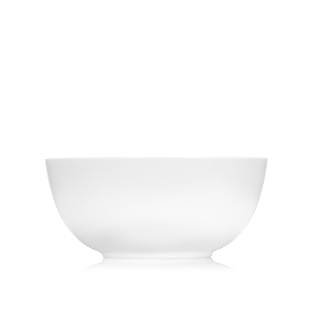 Consol Glass Opal Salad Bowl 21cm White