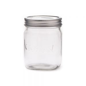 Consol Glass Preserve Jar 500ml with Ring & Dome (12 Carton Pack)