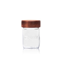 Load image into Gallery viewer, Consol Glass Preserve Jar 250ml with Dark Wooden Lid
