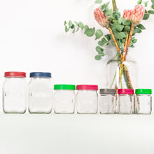 Load image into Gallery viewer, Consol Glass Preserve Jar 500ml with Coloured Lid
