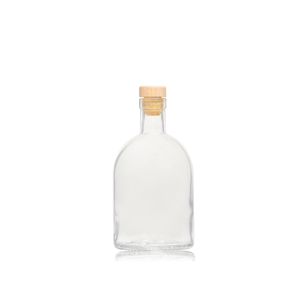 Kolio Glass Bottle 500ml with Wooden Barstopper
