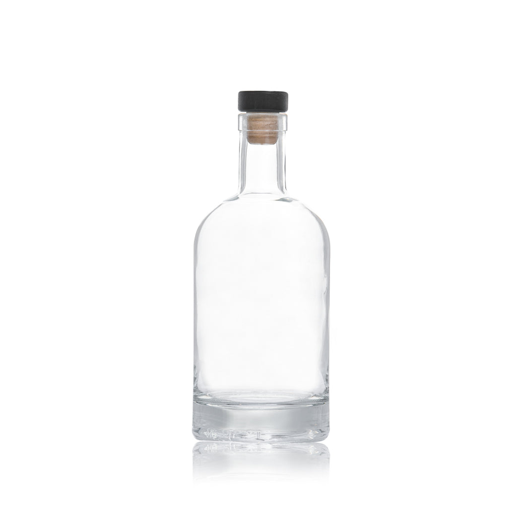 Nocturne Glass Bottle 750ml with Black Wooden Barstopper